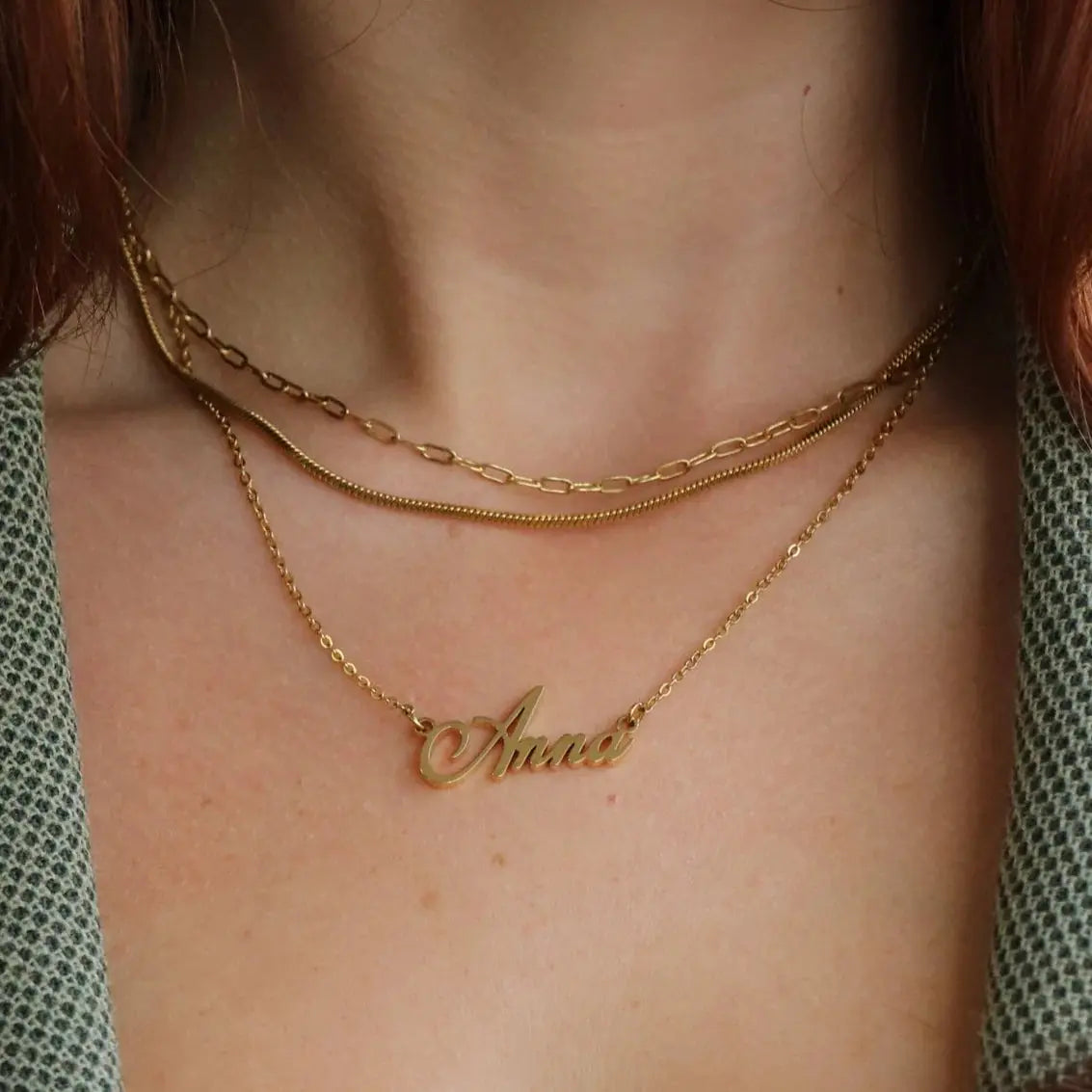 Try it on  Baby Link Up Necklace