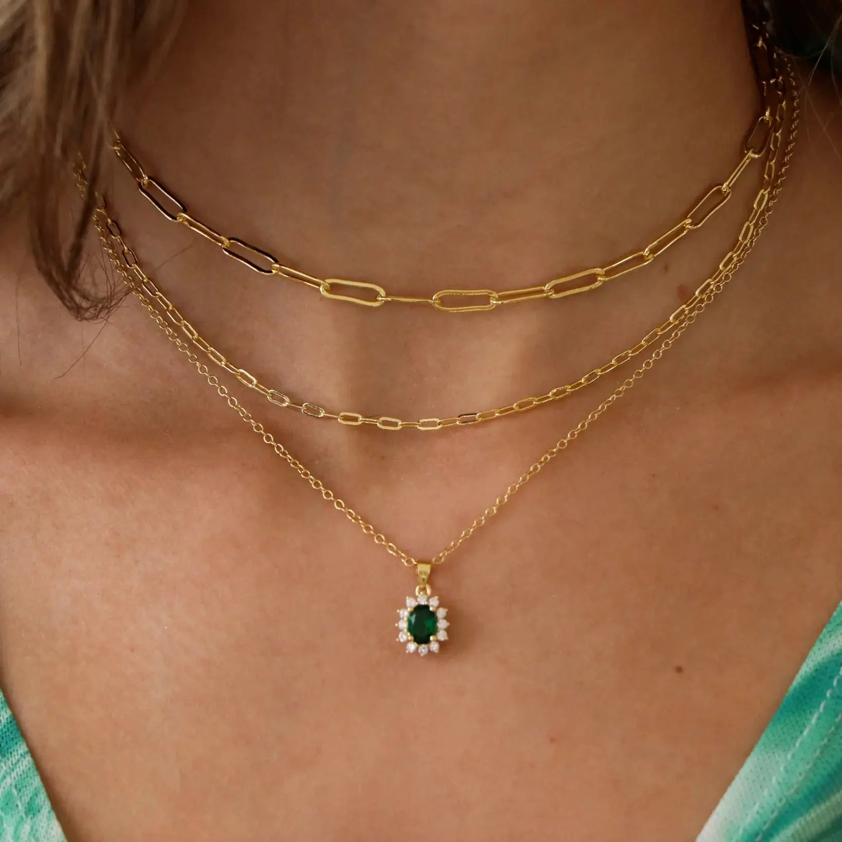 Try it on  Baby Link Up Necklace