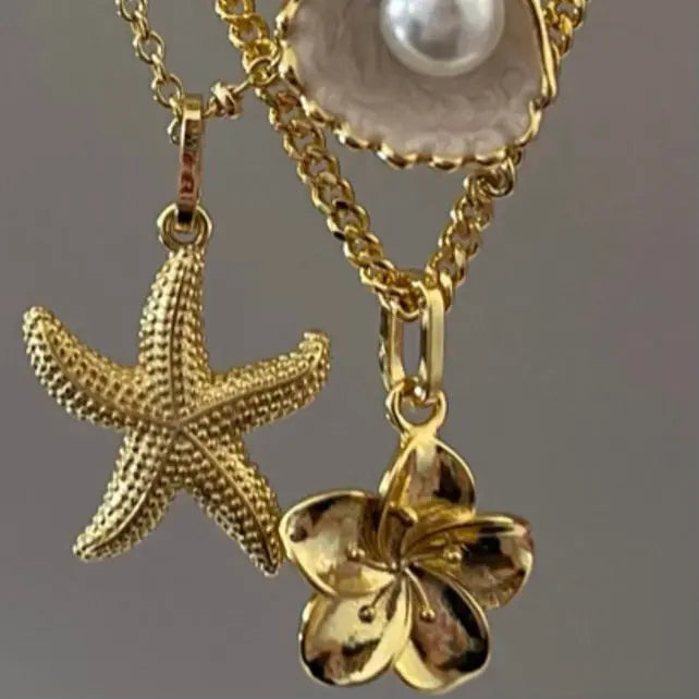 Try it on  Starfish Necklace