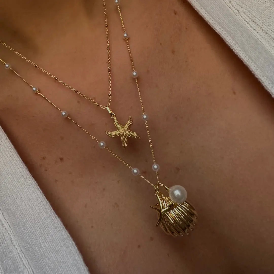 Try it on  Starfish Necklace